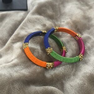 Colorful Beaded Bracelets Set 2pcs